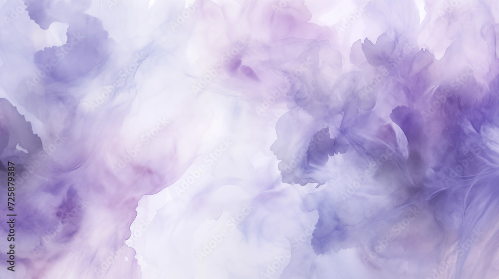 Abstract watercolor background gradient from purple to white ideal to place copy on it	
