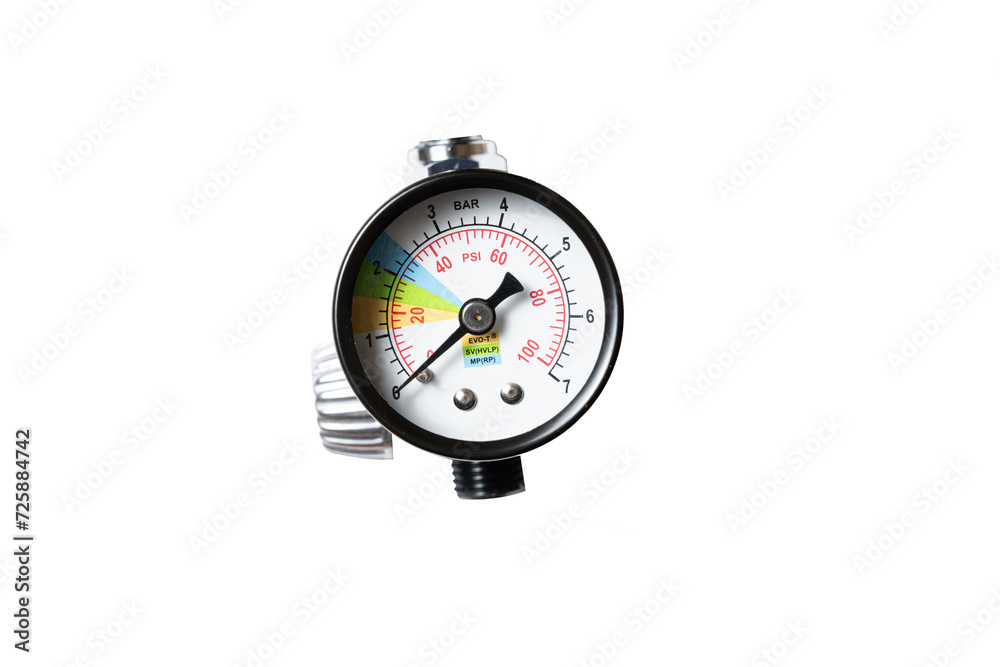 Air pressure regulator, pressure gauges. Measure pressure. Air pressure regulator, pressure gauges. Measure pressure.