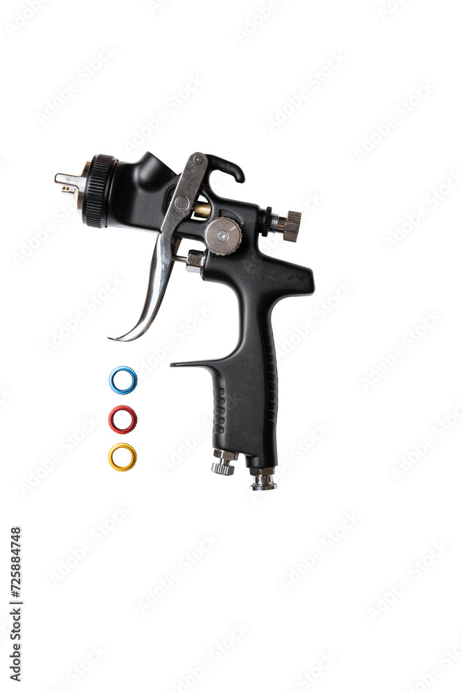 Airbrush for paint. Air and paint painting.
Airbrush for paint. Air and paint painting.