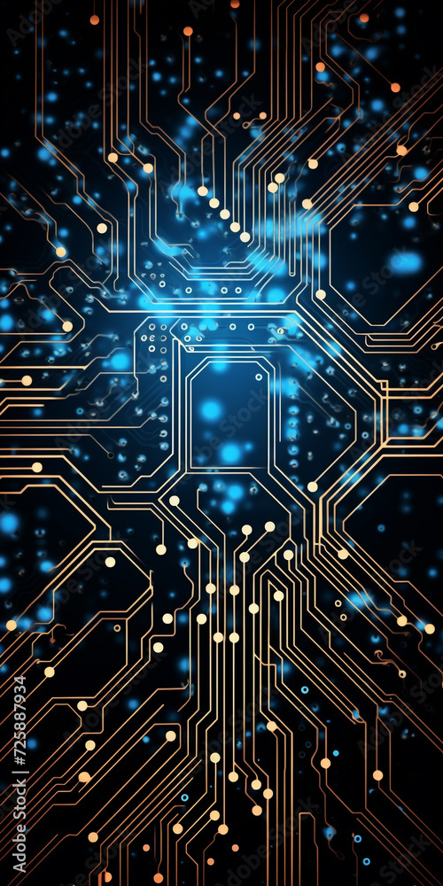 Electronic circuit board, abstract data background Electronic circuit board, abstract data background