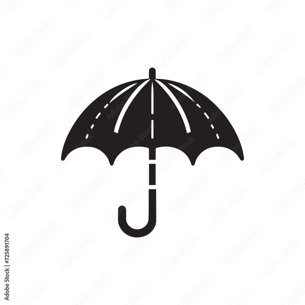 Umbrella icon vector