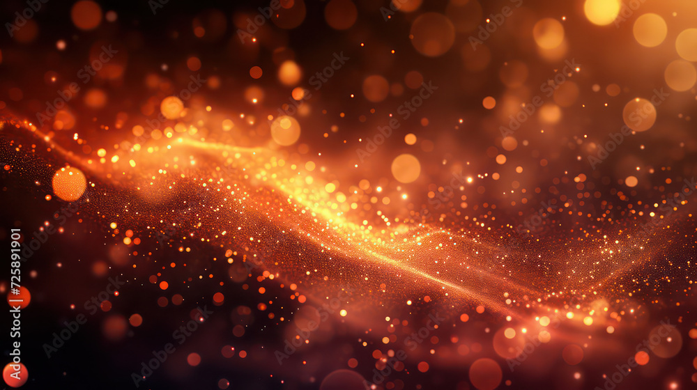orange luxury glitter and bokeh particles, orange bokeh background, holiday festival background orange luxury glitter and bokeh particles, orange bokeh background, holiday festival background