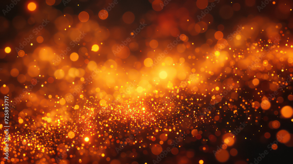 orange luxury glitter and bokeh particles, orange bokeh background, holiday festival background orange luxury glitter and bokeh particles, orange bokeh background, holiday festival background
