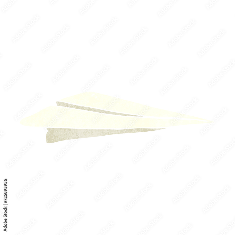 retro cartoon paper airplane retro cartoon paper airplane