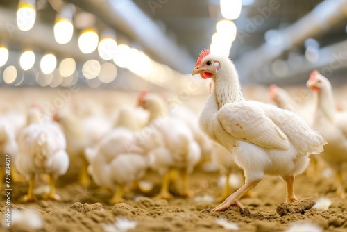 chicken farm industry ,snapshot asthetic photo