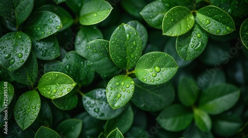 Vibrant Green Plant Leaves