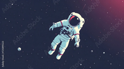 astronaut in space