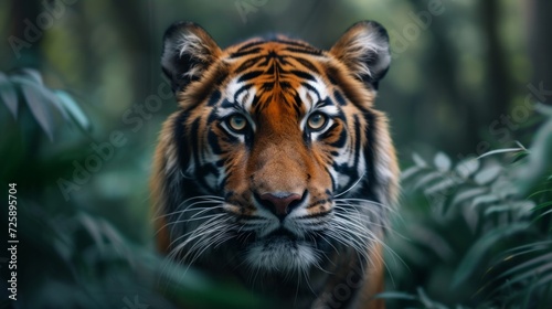 Tiger Staring Intently