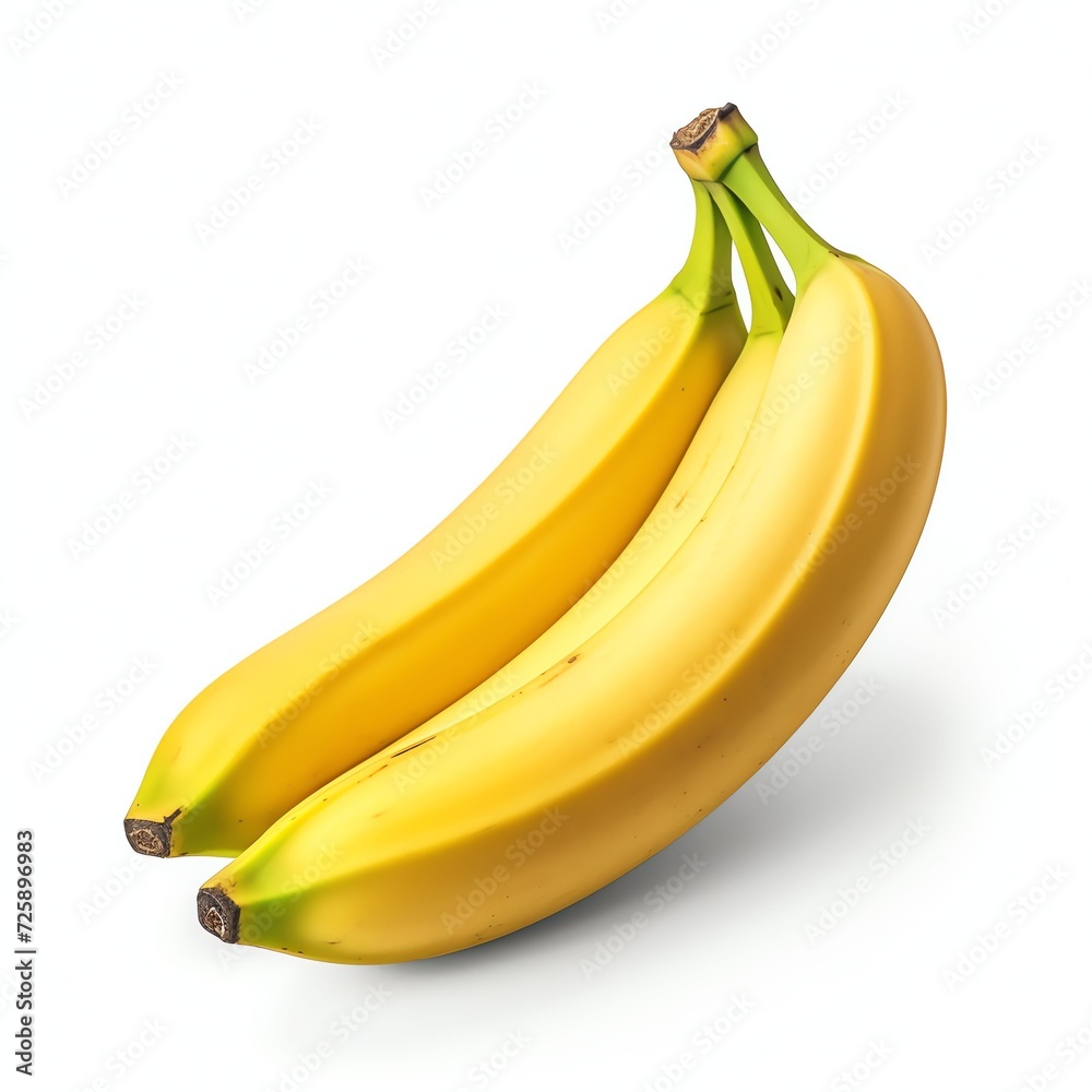a banana, studio light , isolated on white background a banana, studio light , isolated on white background