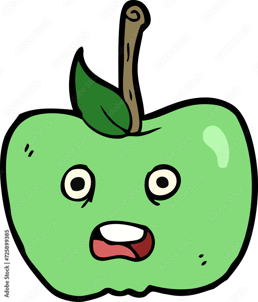 cartoon apple cartoon apple