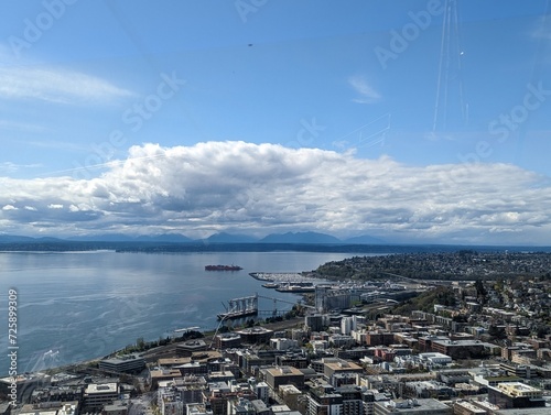 view of the city from the sea