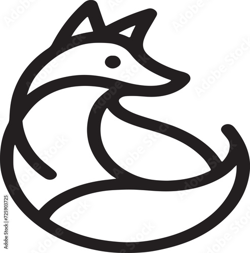 Fox Vector Art Icon Design