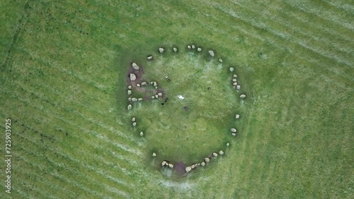 Castlerigg Stone Circle, built around 3000BC, Keswick, Lake District, Cumbria, England photo