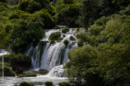 Cascate del Parco Nazionale di Krka in Croazia © Falcon's