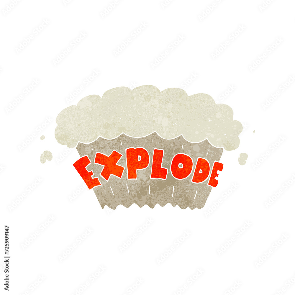 Fototapeta premium retro cartoon explosion