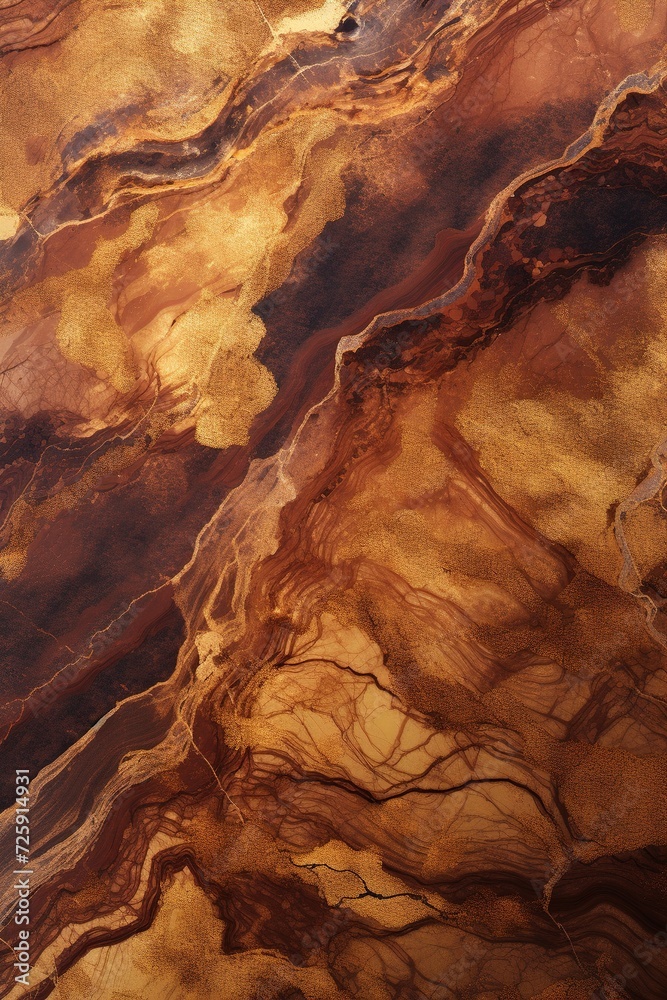 Warm-toned brown marble with intricate gold veins, perfect for creating rich, inviting backgrounds or adding a touch of elegance to any design project. Vertical format. Warm-toned brown marble with intricate gold veins, perfect for creating rich, inviting backgrounds or adding a touch of elegance to any design project. Vertical format.