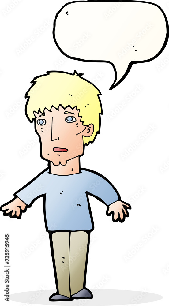 cartoon surprised man with speech bubble cartoon surprised man with speech bubble