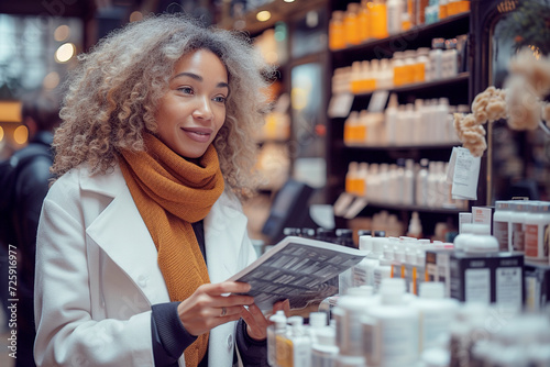 A pharmacist ordering and checking the stock of medicines.