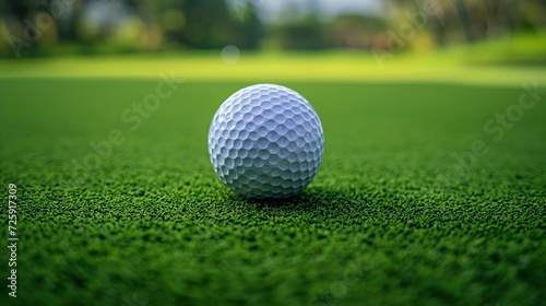 golf ball on green grass