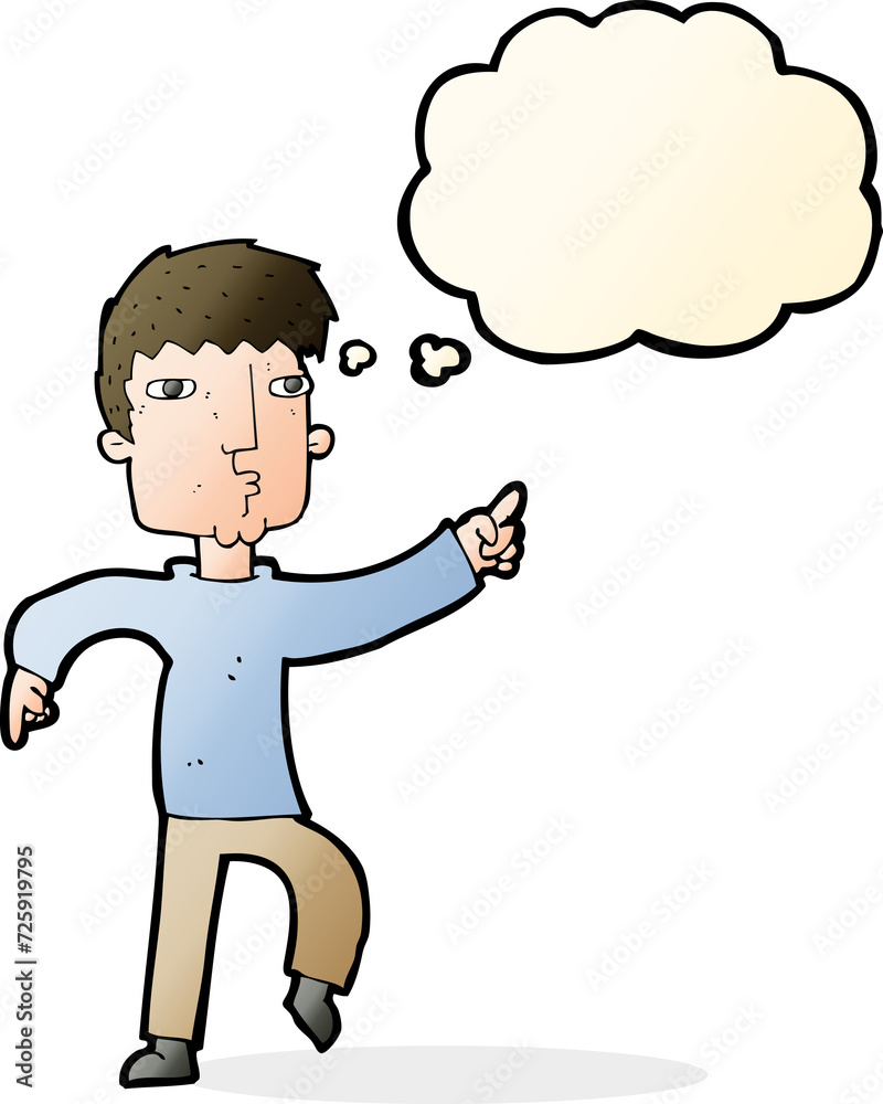 cartoon dancing man with thought bubble cartoon dancing man with thought bubble