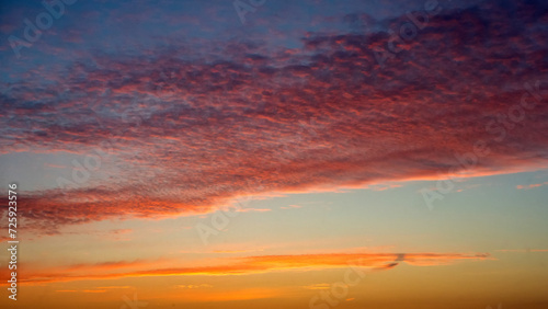 dusk with awesome sunset sky from Golden hour to blue hour
