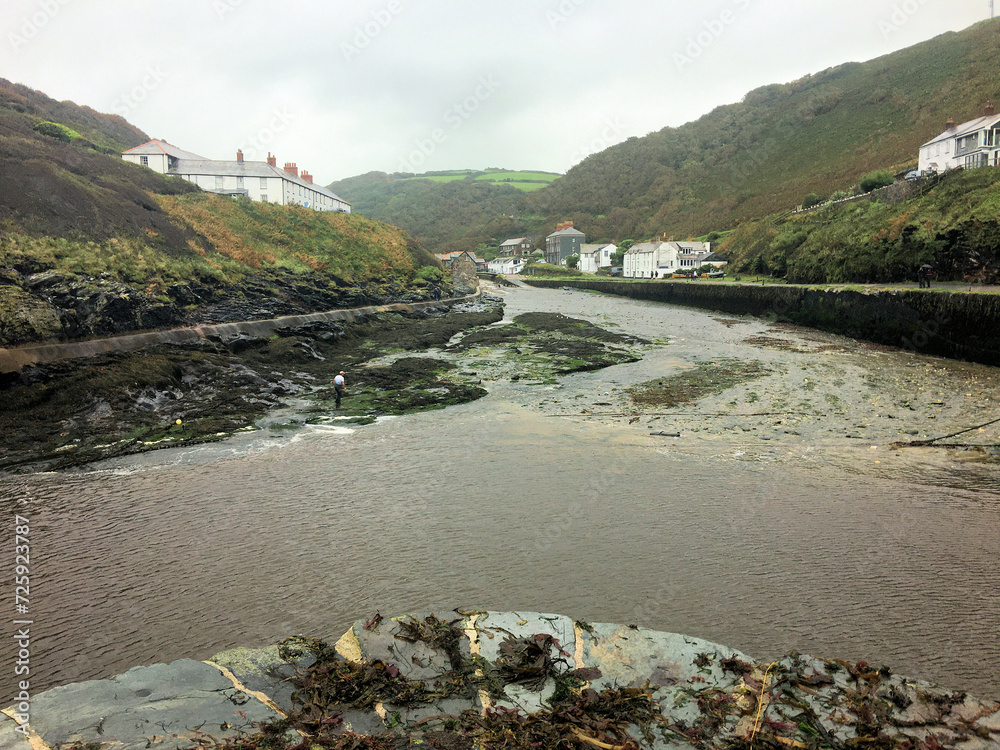 A view of Boscastle in Cornwall