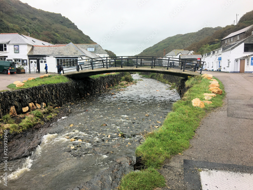 Fototapeta premium A view of Boscastle in Cornwall