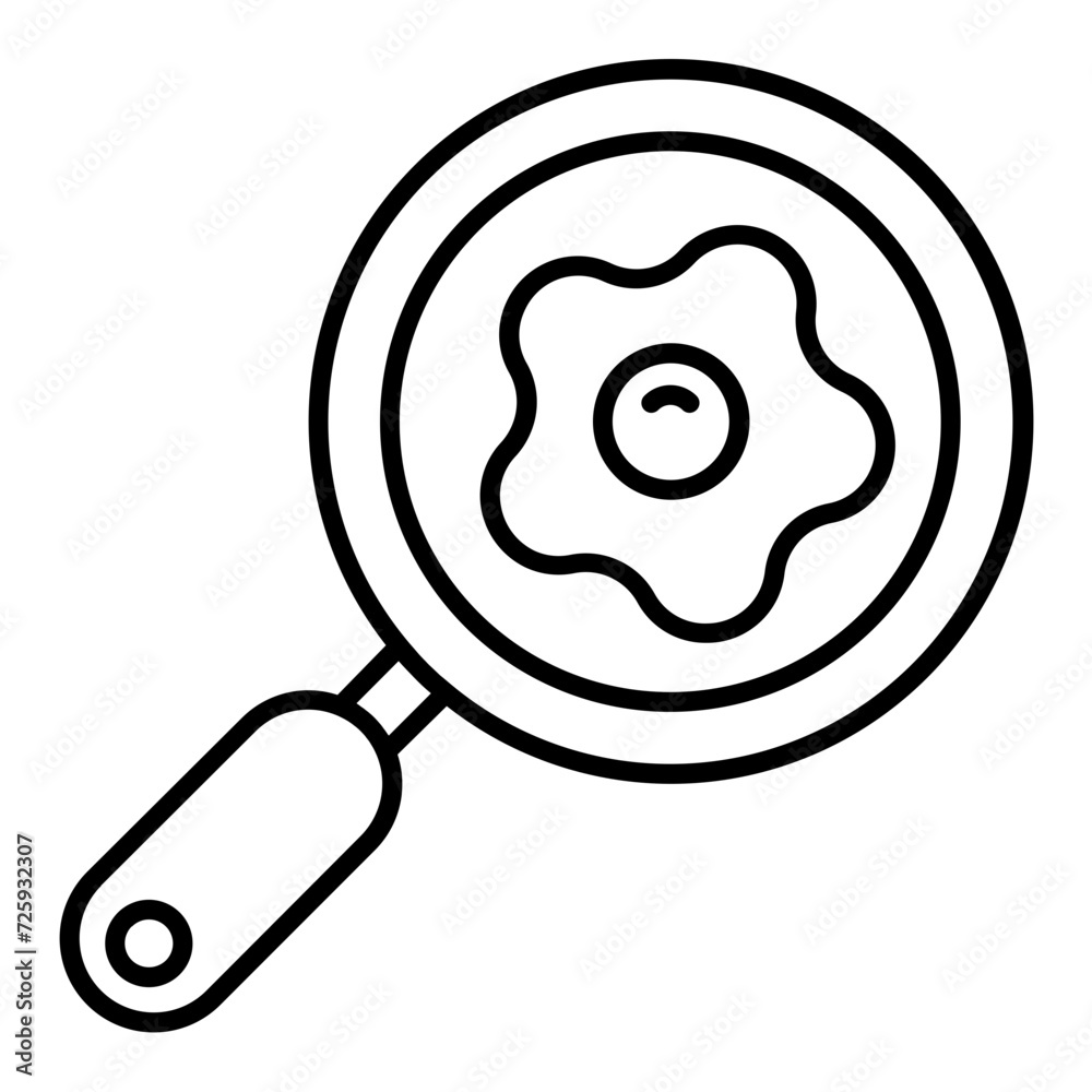 Fried Egg Icon Fried Egg Icon
