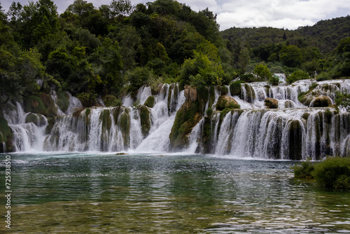 Fototapeta Naklejka Na Ścianę i Meble -  Cascate del Parco Nazionale di Krka in Croazia