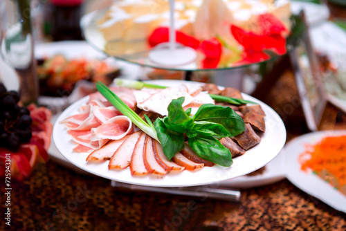 Plate of cold cuts