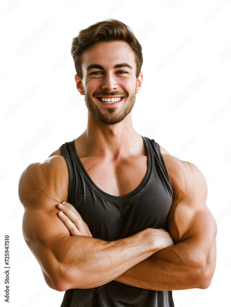 Smart attractive professional trainer isolated transparent background Smart attractive professional trainer isolated transparent background