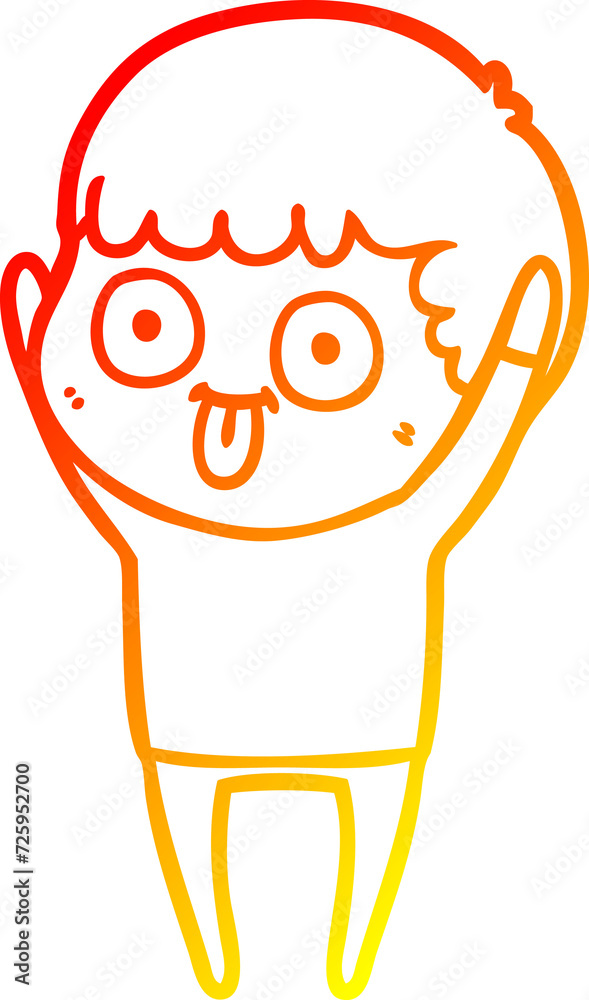 warm gradient line drawing cartoon man staring warm gradient line drawing cartoon man staring