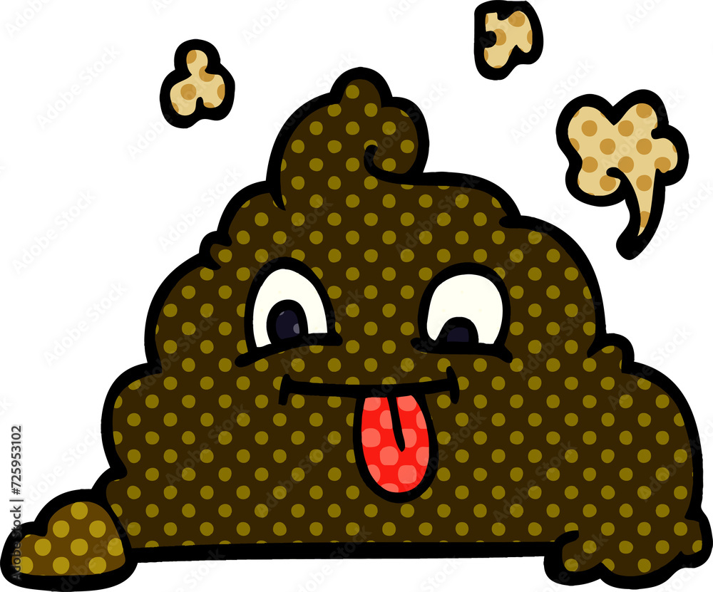 cartoon doodle poop