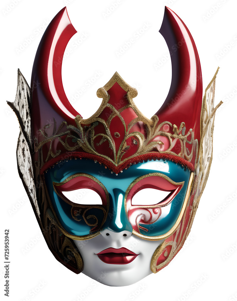 Venice carnival mask, masked ball accessory.