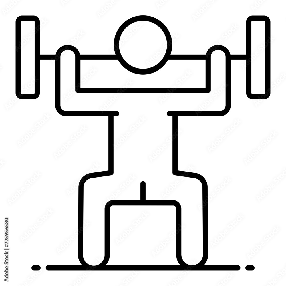 Weightlifting Icon Weightlifting Icon