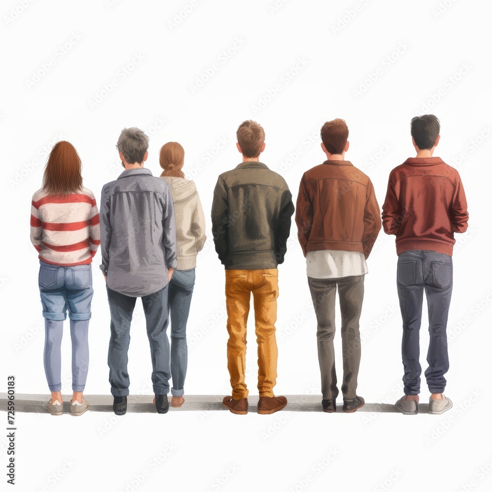Obraz premium Group of People Standing Together