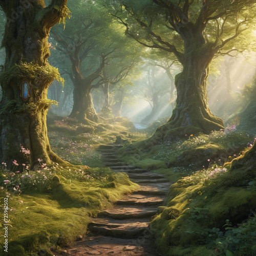 Beautiful fabolous fairy tale forest © Zsolt Biczó