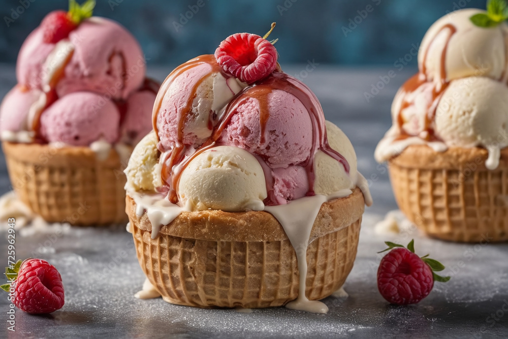 Delicious and tasty ice cream composition