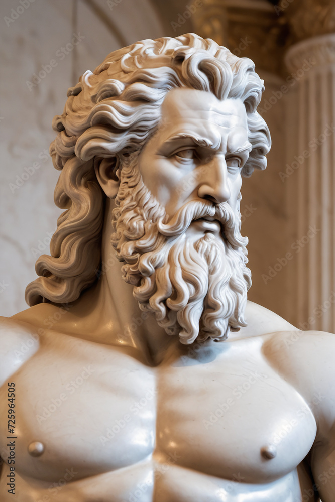Statue of greece main god Zeus Statue of greece main god Zeus