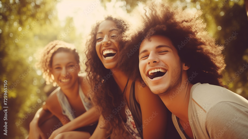 Group of friends having fun outdoors. Multiracial group of cheerful best friends having fun together enjoying summer day in park. Men and women lift up their dark-skinned girlfriend. Lifestyle concept Group of friends having fun outdoors. Multiracial group of cheerful best friends having fun together enjoying summer day in park. Men and women lift up their dark-skinned girlfriend. Lifestyle concept