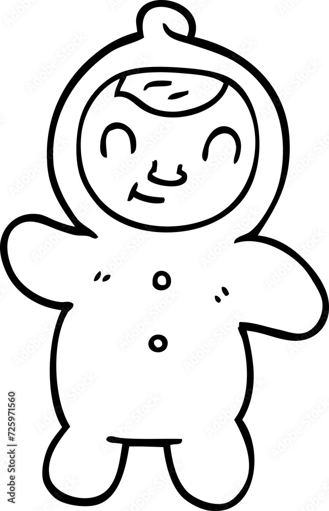 line drawing cartoon human baby line drawing cartoon human baby