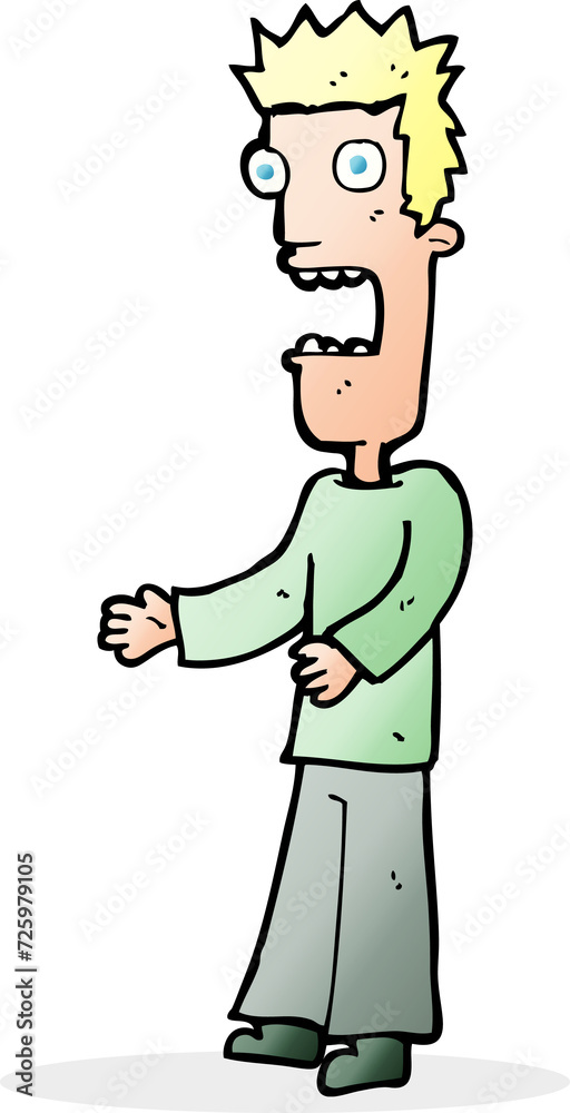 cartoon man freaking out cartoon man freaking out