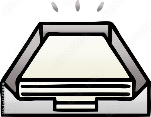 Fotografi gradient shaded cartoon in box