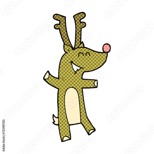 cartoon reindeer