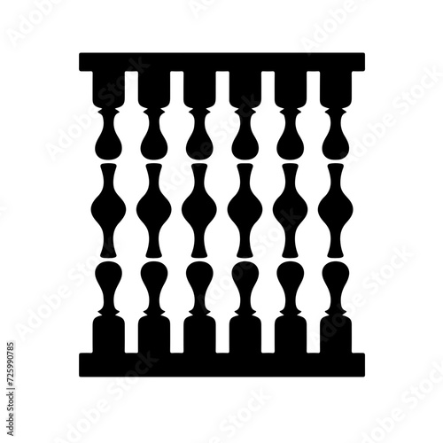 Balustrade Logo Monochrome Design Style