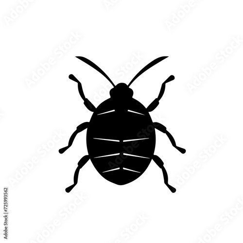 Bugs Logo Monochrome Design Style