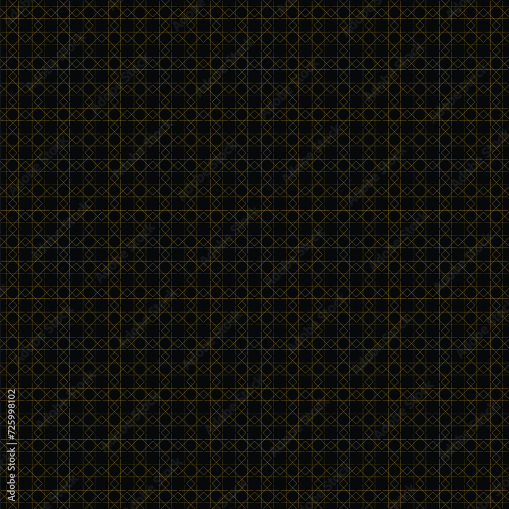 Abstract geometric pattern with lines and overlapping squares. Seamless vector background in black and gold color. Texture. Vector. Abstract geometric pattern with lines and overlapping squares. Seamless vector background in black and gold color. Texture. Vector.