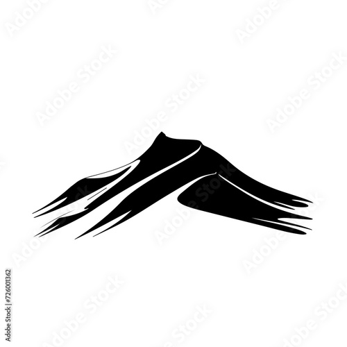 Slika na platnu Sand Logo Monochrome Design Style