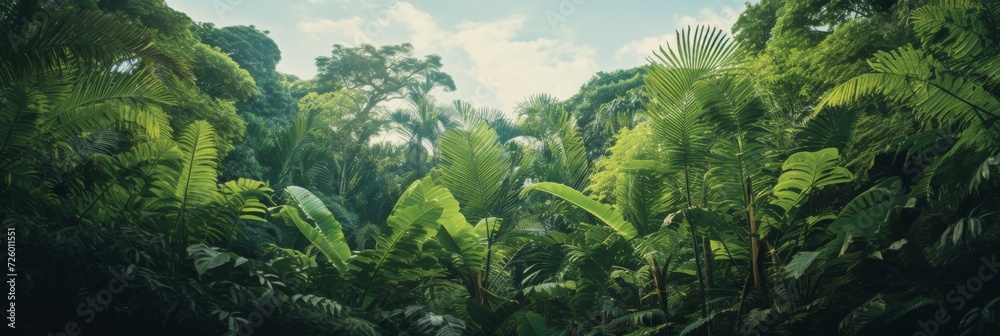 A Verdant Forest Teeming With Trees