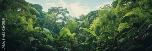 A Verdant Forest Teeming With Trees